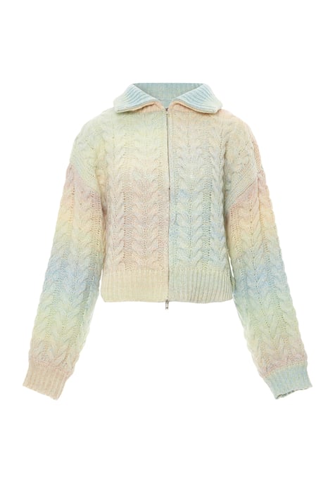 Mymo Strickjacke Damen Blauminze - Image 1