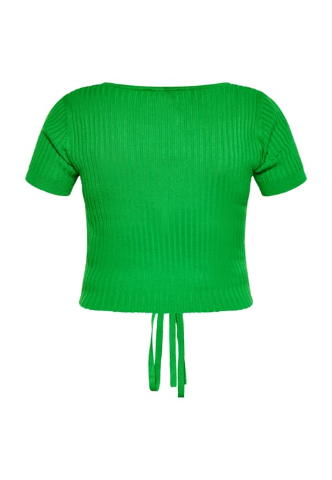 Mymo Crop-Top Damen grün - Image 4