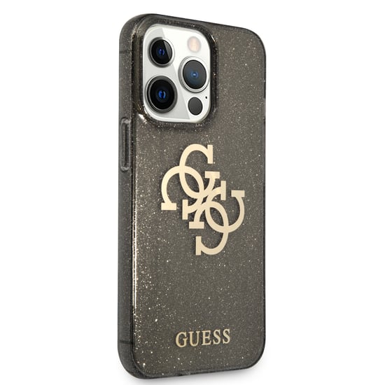 Guess TPU Full Glitter Logo Phone Case