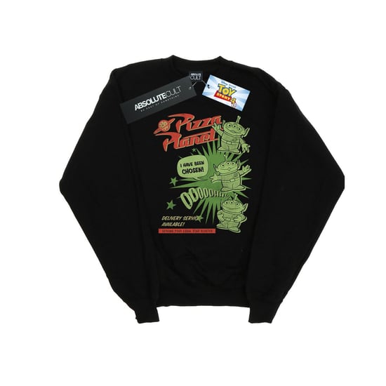 Disney Womens/Ladies Toy Story 4 Pizza Planet Little Green Men Sweatshirt (Black)