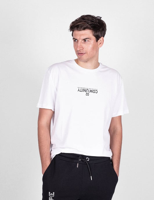Les Hommes T-shirt Community Herren schwarz - Image 3
