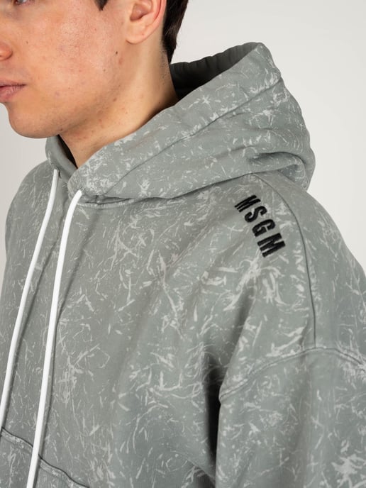 MSGM Sweatshirt Tie-Dye Herren Grau - Image 5