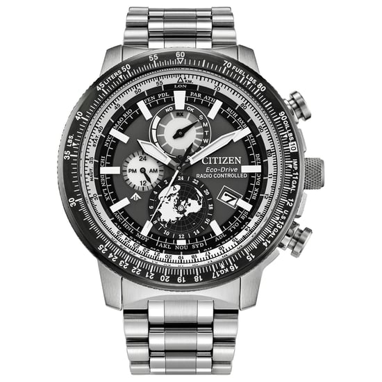 Citizen Promaster Geo Trekker Herren Silberuhr BY3006-53H - Image 1