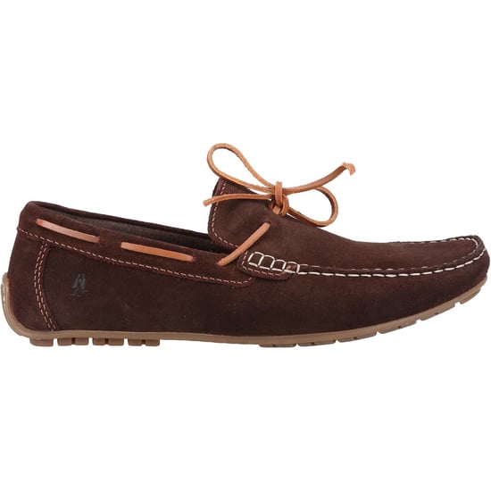 Hush Puppies Reuben Wildleder Herren Braun Bootsschuhe - Image 4