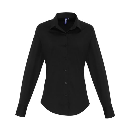 Premier - Hemd für Damen Langärmlig (Schwarz) - Image 1