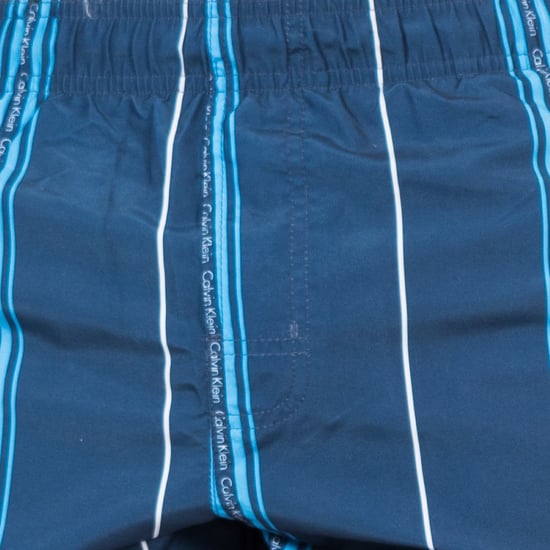 Men's swimsuit with drawstring and mesh lining 58209W3
