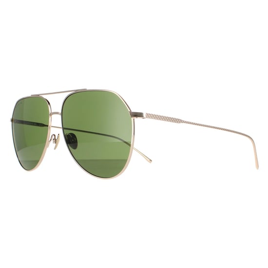 Lacoste Aviator Unisex Shiny Gold Green L209S