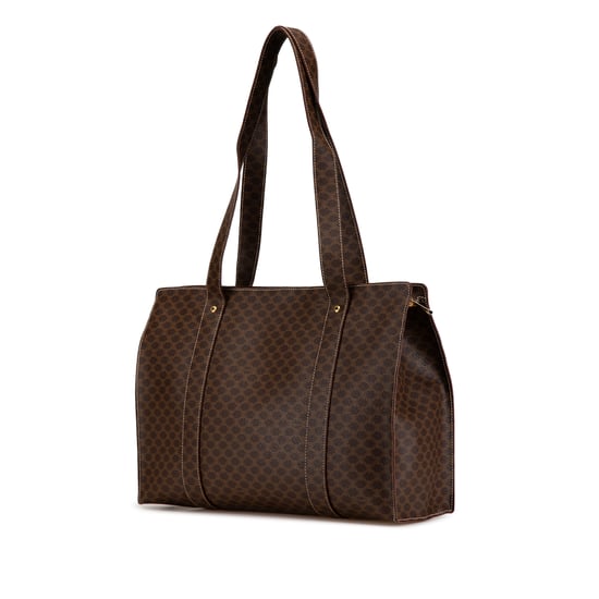 Vintage Celine Macadam beschichtetem Segeltuch Tote braun - Image 2