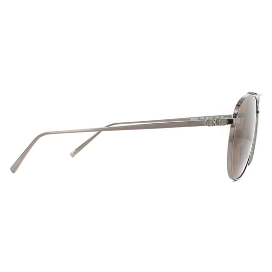 Salvatore Ferragamo Sunglasses SF201S 035 Grey Brown