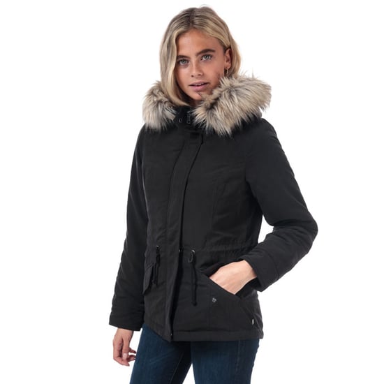Women's Only New Lucca Parka Jacket in Black
