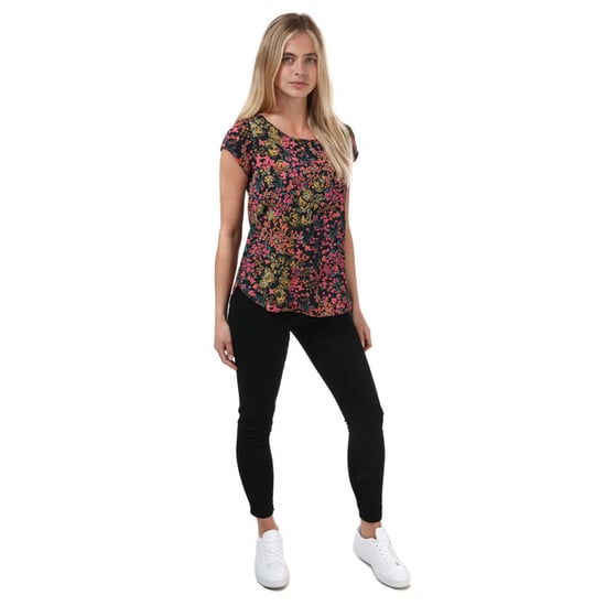 Women's Only Nova Lux Short Sleeve Top in Navy