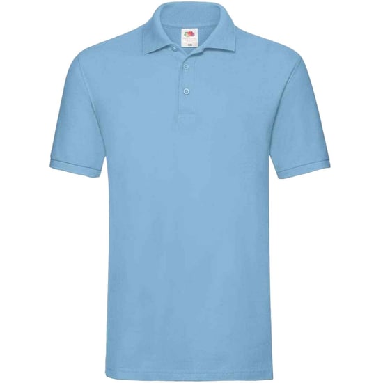 Fruit of the Loom Herren Premium Baumwolle Pique Polo Shirt (Himmelblau) - Image 1