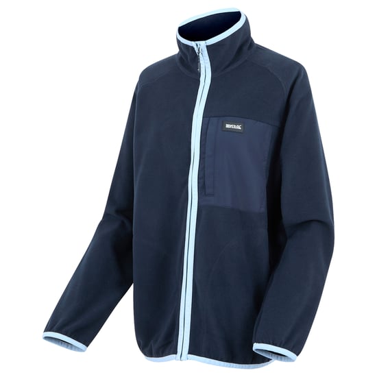 Regatta - "Lilana" Fleecejacke Durchgehender Reißverschluss für Damen (Marineblau/Chambrayblau) - Image 3