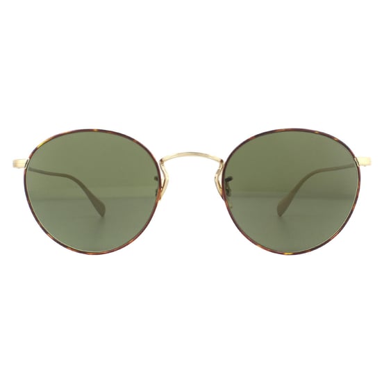Oliver Peoples Sonnenbrille Coleridge OV1186S 530552 Gold Schildkröte G-15 Grün - Image 1
