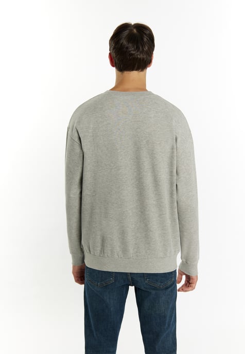 Mo Sweatshirt Herren Grau Melange - Image 4