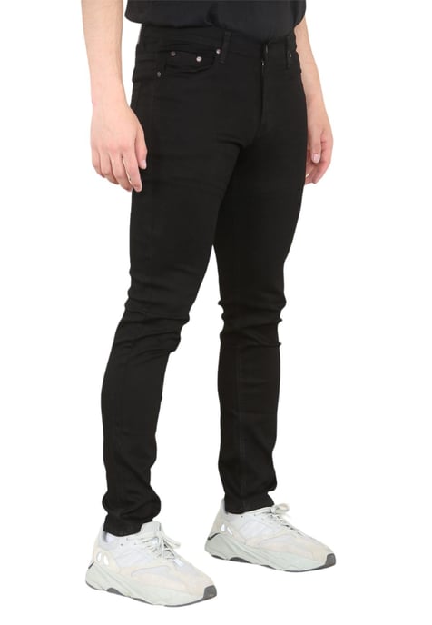 MYT Herren Skinny Fit Jeans Stretch Denim in Schwarz - Image 2