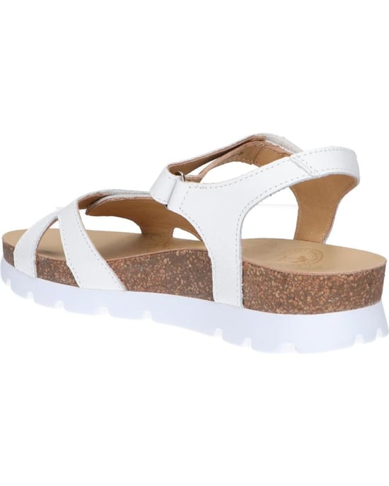 Panama Jack Damen-Wedge-Weißleder-Leder-Plateausandalen – Sulia B1 - Image 4