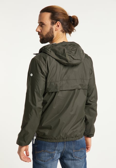 Dreimaster Schlupfjacke Herren dunkeloliv - Image 4