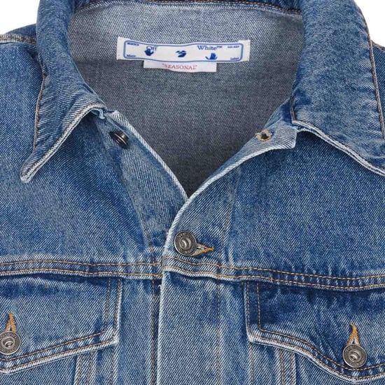 Off-White Skate Fit Blue Denim Jacket