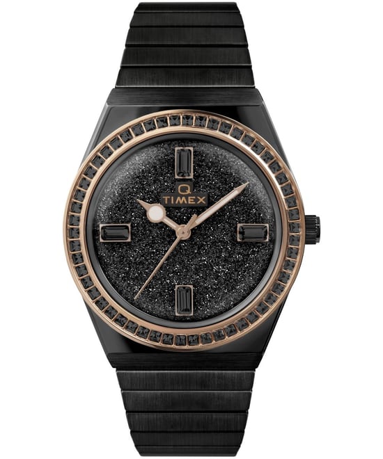 Timex Q Neuauflage Damen Schwarz Uhr TW2W10600 - Image 1