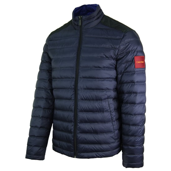 Calvin Klein Nylon Herren-Steppmantel, Marineblau - Image 4