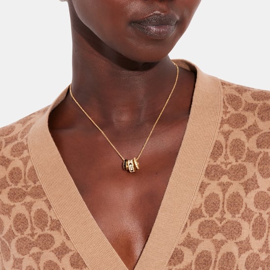 Kissing C Enamel Rondell Necklace - Image 2