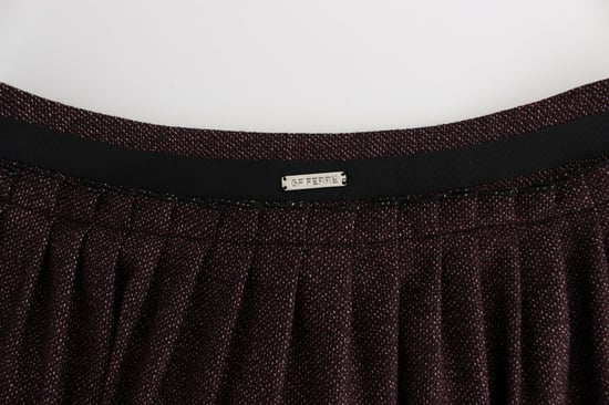 GF Ferre Jupe courte en flanelle violette pour femme - Image 6