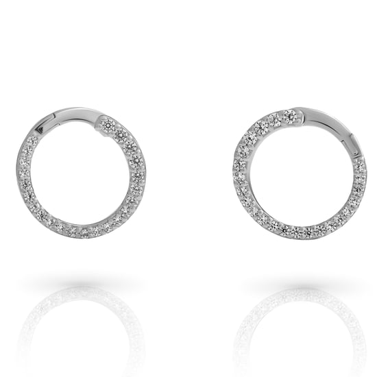 Orphelia 'Glamour' Damen 925 Sterling Silber Ohrhänger - Silber ZO-7549 - Image 1