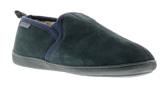 Hush Puppies arnold leder herren hausschuhe navy - Image 1