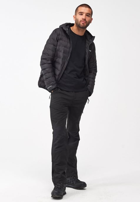 Regatta Mens Marizion gepolstert isolierte Jacke in schwarz - Image 4