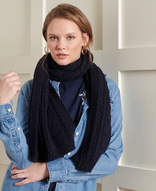 Superdry Lannah Cable Scarf