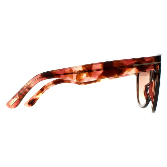 Tom Ford Cat Eye Womens Black Havana  Brown Gradient  Wallace FT0870