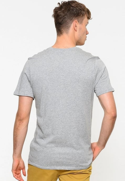 Nike besticktes Futura-T-Shirt in Grau meliert und Splitter-Logo - Image 2