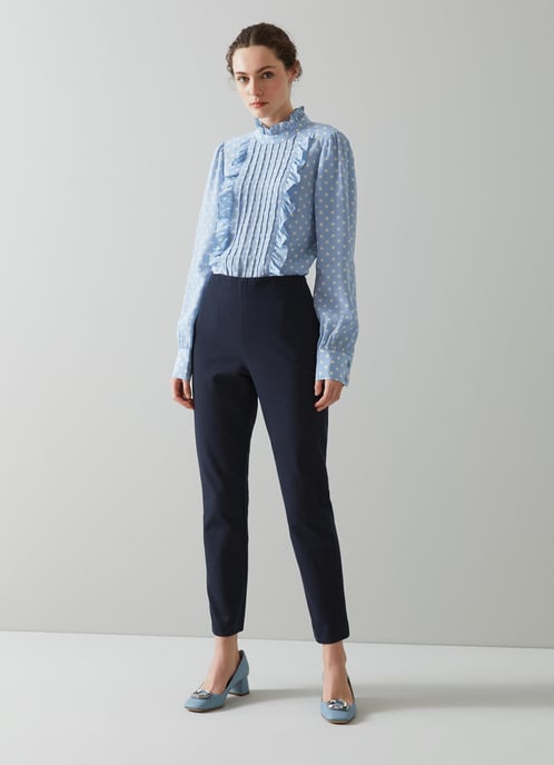 LK Bennett Eden Trousers, Midnight