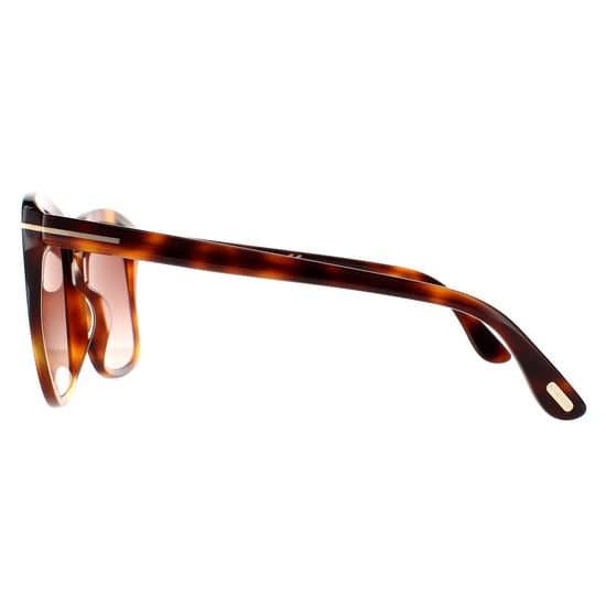 Tom Ford Rectangle Womens Blonde Havanna Brown Gradient Sonnenbrille - Image 3