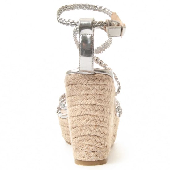 Montevita Wedge Sparto Sandale Wesparto6 in Silber - Image 6