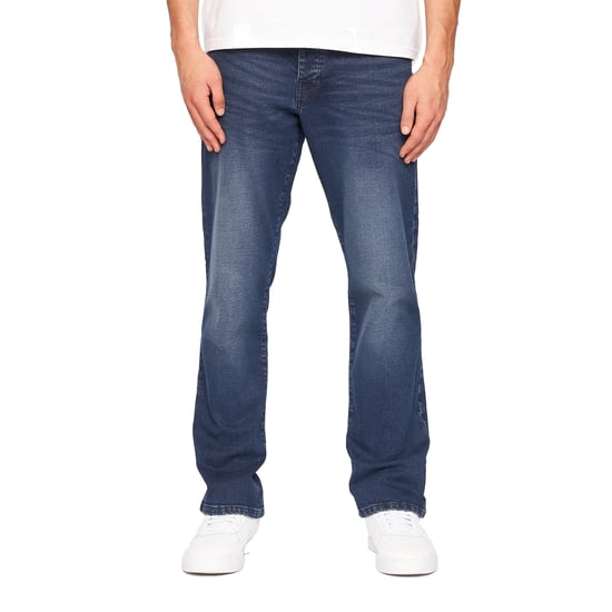 Crosshatch - "Princed" Jeans für Herren (Dunkle Waschung) - Image 1