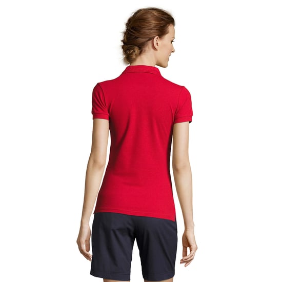 SOLS - PEOPLE Kurzärmeliges Polo-Shirt - Damen (Rot) - Image 2