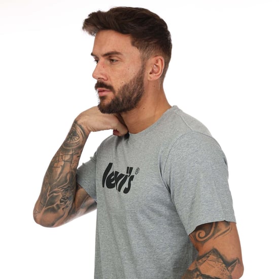 Men's Levis Relaxed Fit T-Shirt in Grey Heather