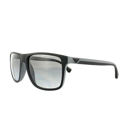 Emporio Armani Sunglasses 4033 5229T3 Black Grey Rubber Grey Gradient Polarized