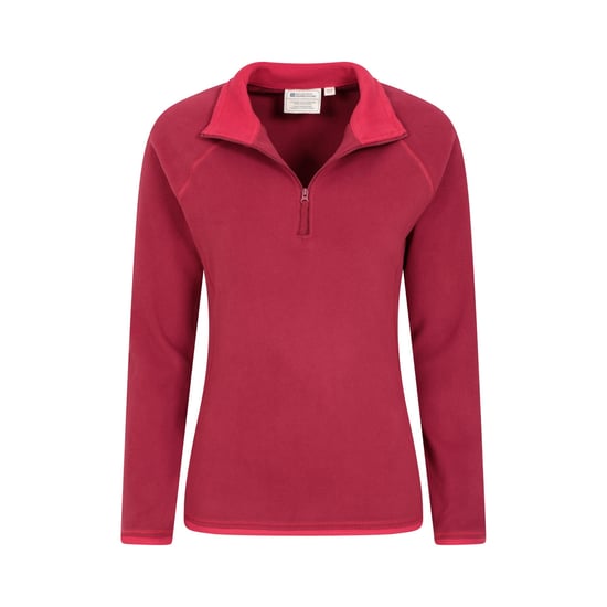 Mountain Warehouse Womens/Ladies Montana Half Zip Fleece Top (Red)