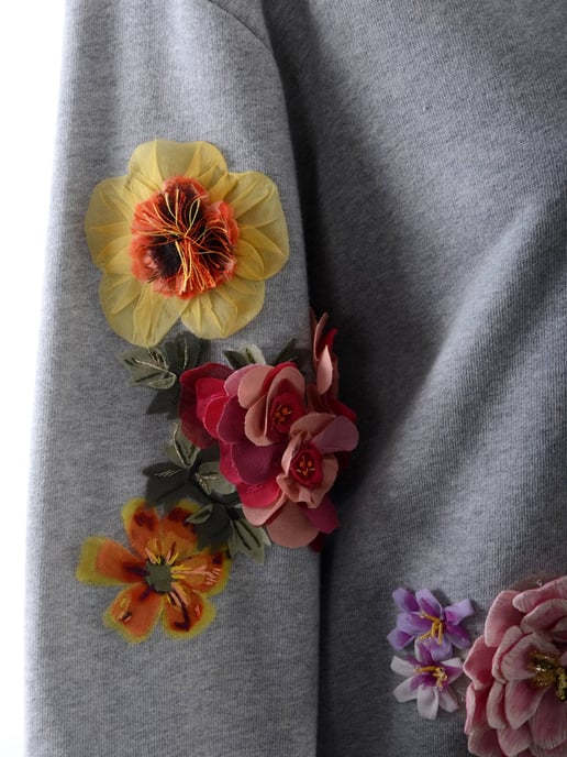Dolce & Gabbana Women Flowers Sweatshirt - Image 4