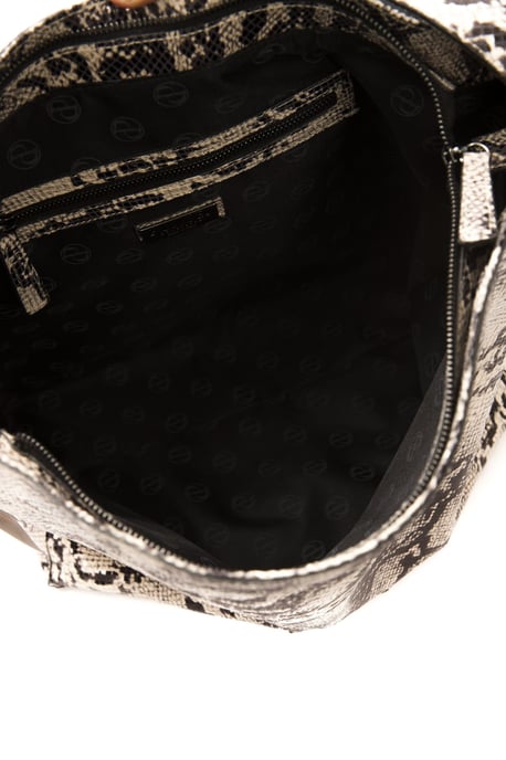 Pompei Donatella Grey Leather épaule pour femmes - Image 5