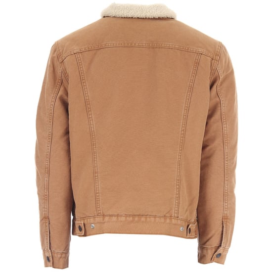 Men's Levis Type 3 Sherpa Jacket in Brown