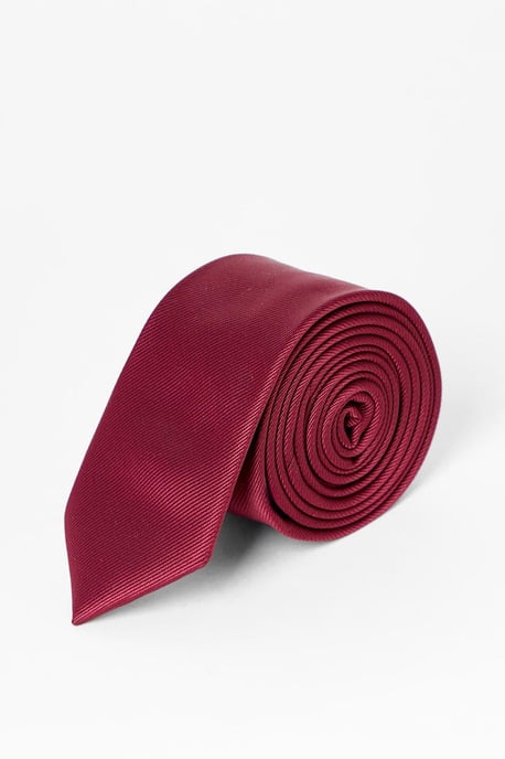 Claret Slim Tie - Image 2