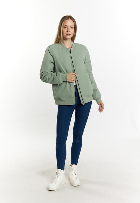 Dreimaster Wattierte Blousonjacke Damen Minze - Image 2