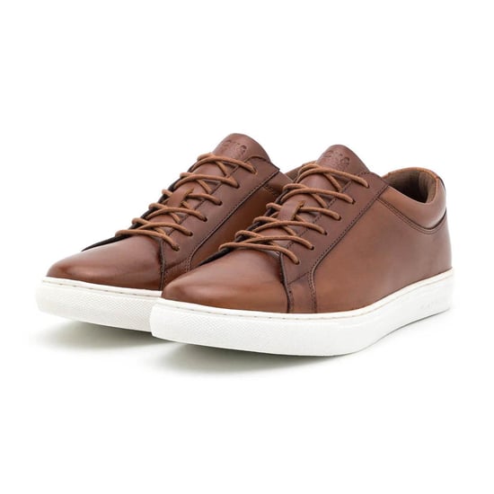 Herren Jfw Galaxy Leather von der Marke Jack & Jones. Der Schuh ist aus hochwertigem Leder gefertigt. Marke: Jack & JonesModellname: Jfw Galaxy LeatherKategorie: HerrenschuheMaterialien: LederFarbe: cognacbraun - Image 2