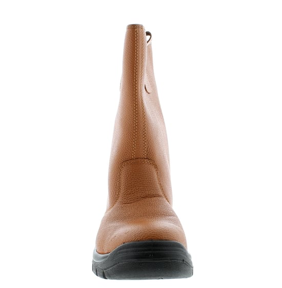 Tradesafe Mens Safety Boots Riggers Slip On tan - Image 3