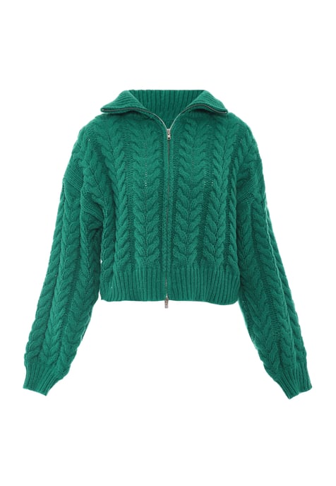 Mymo Strickjacke Damen grün - Image 1