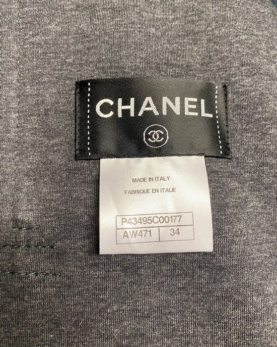 Chanel Motorradlederjacke in Grün - Image 5